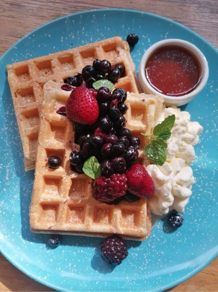Fresh Berry Waffles